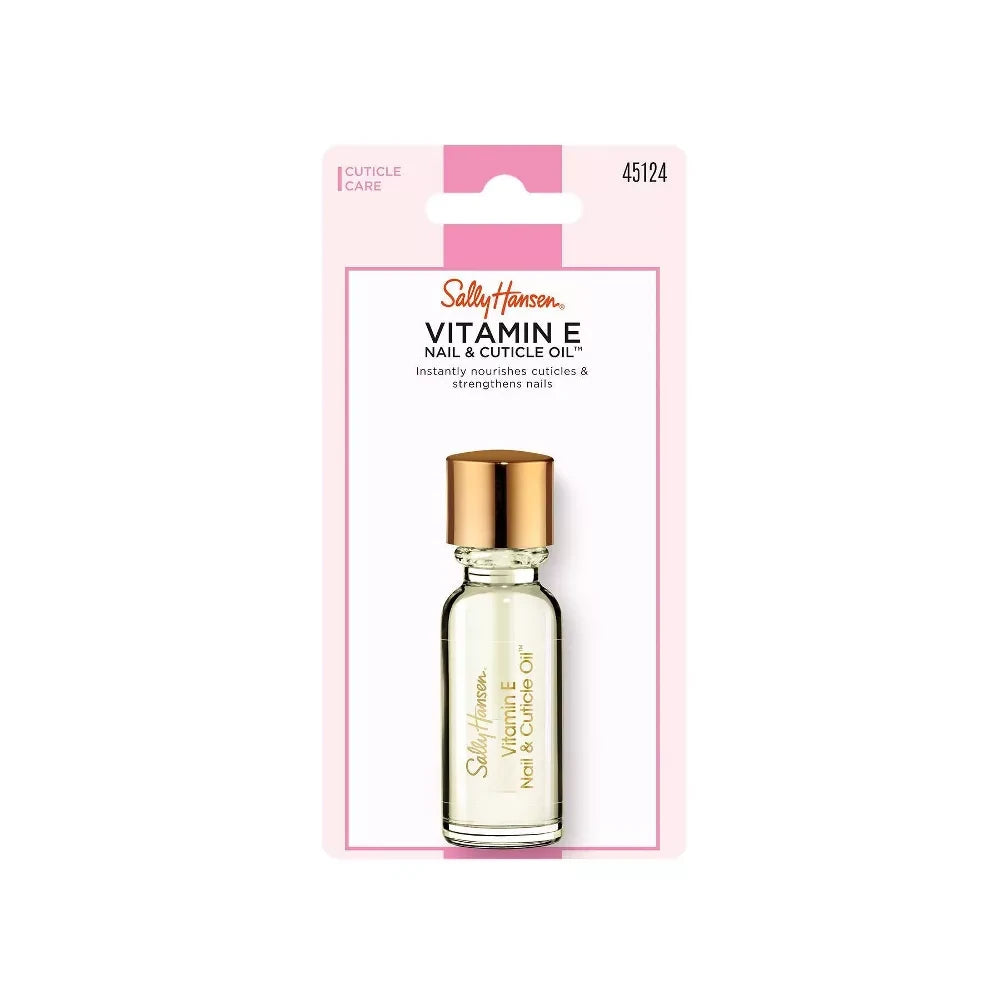 Sally Hansen Nail Treatment 45124 Vitamin E Nail & Cuticle Oil - 0.45 fl Oz (Pack of 48)