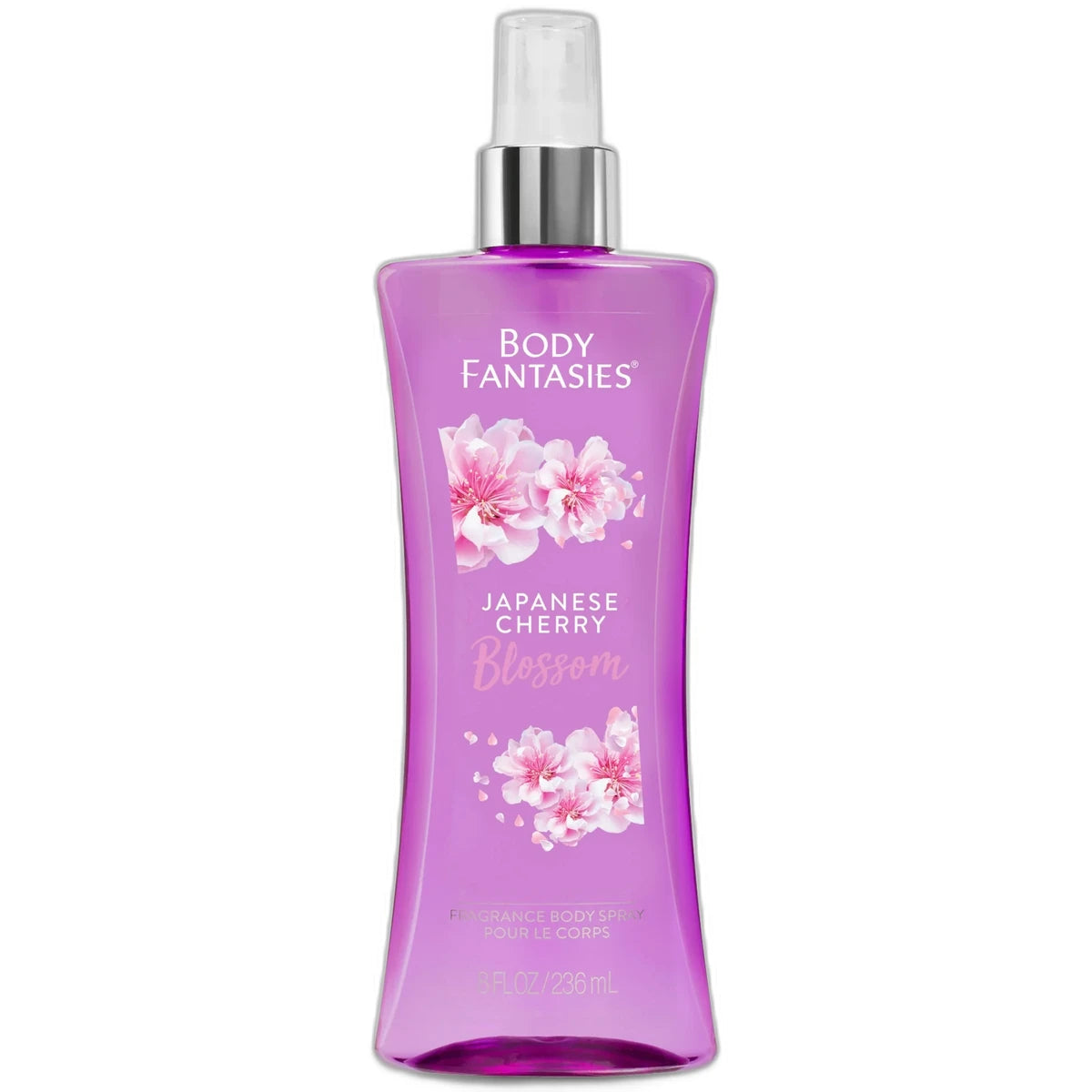Body Fantasies Signature Fragrance Body Spray Japanese Cherry Blossom 8Oz (Pack of 12)