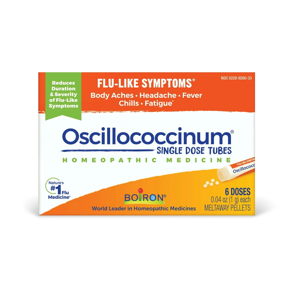 Boiron Oscillococcinum Anas Barbariae Cold, Cough Or Flu Dissolving Tablets - 6Ct 0.04Oz (Pack Of 60)