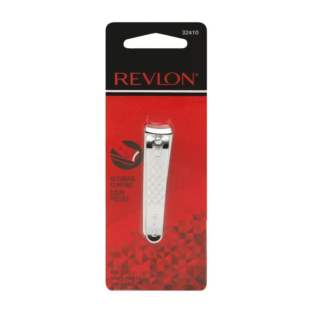 Revlon Accurate Clipping Stainless Steel Fingernail Clipper Silver 1 Count (Pack of 72)