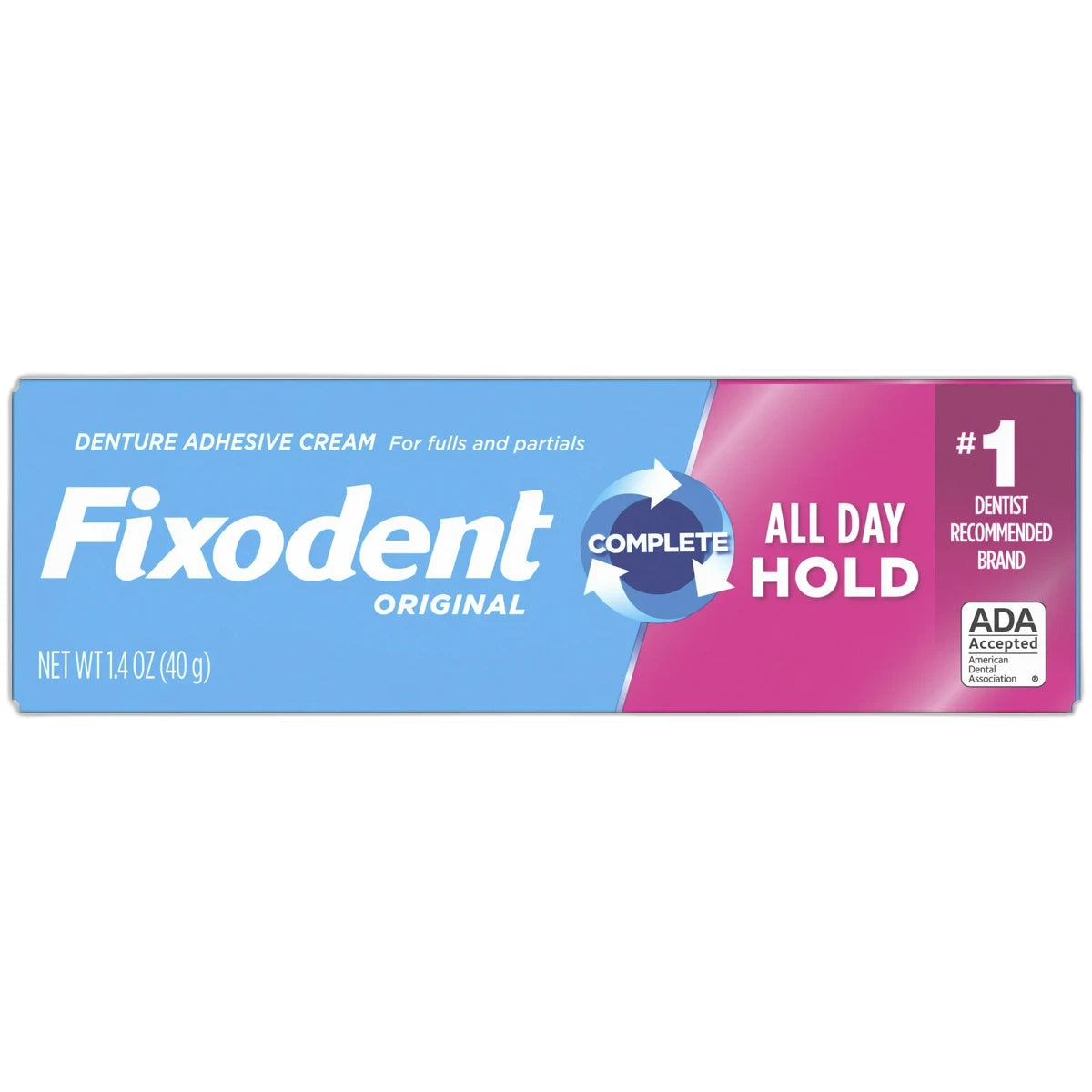 Fixodent Denture Adhesive Cream Original 1.4Oz (Pack of 24)