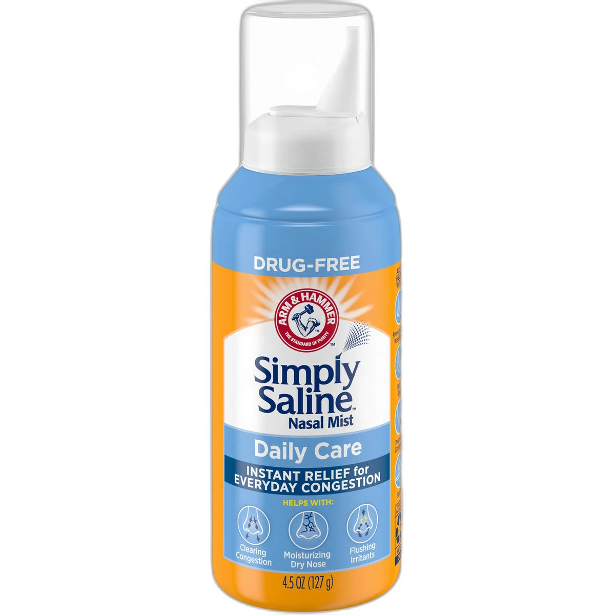 Simply Saline Sterile Saline Nasal Mist 4.5Oz (Pack of 24)