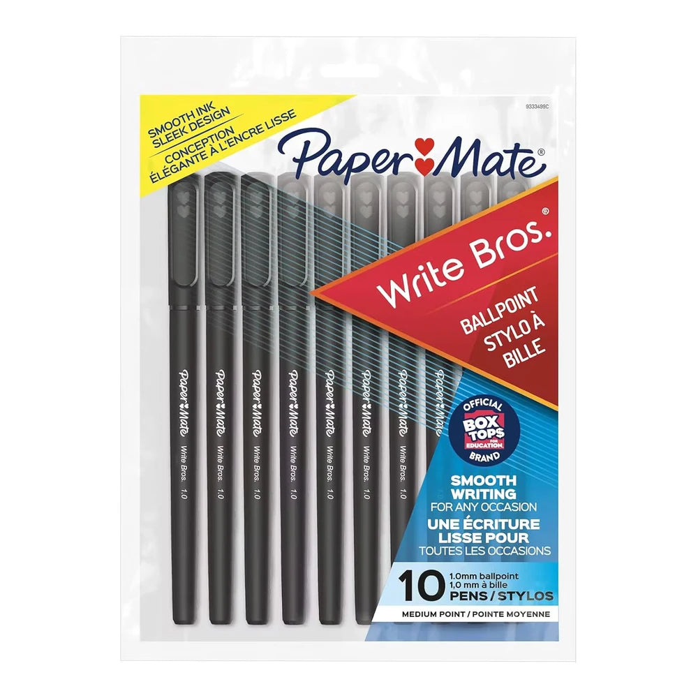 Sanford Corporation 9333499 Black Medium Tip Write Brothers Stick Ballpoint Pens (Pack of 72)