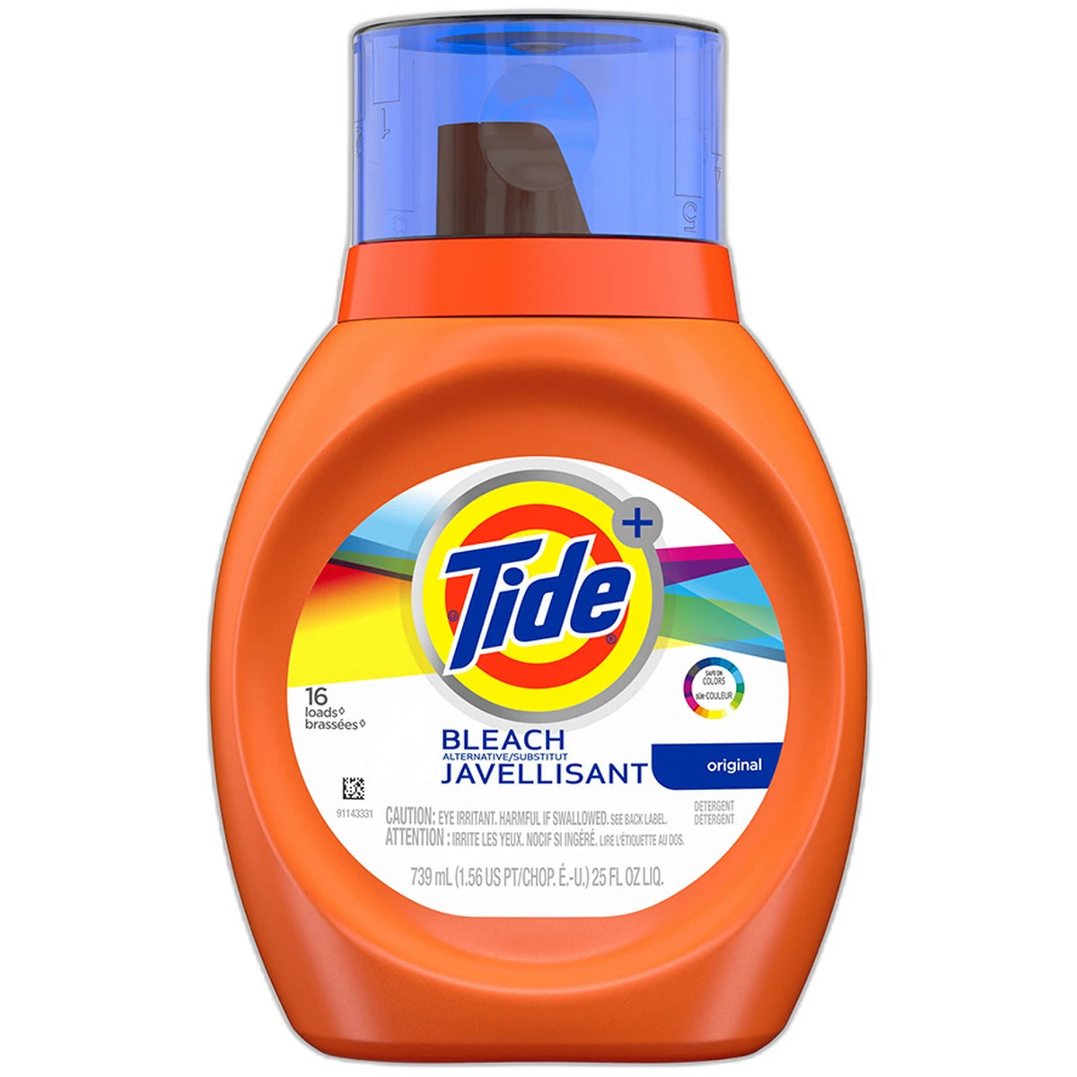 Tide 2X Ultra Liquid Detergent Original 16 Loads 25Oz (Pack of 6)