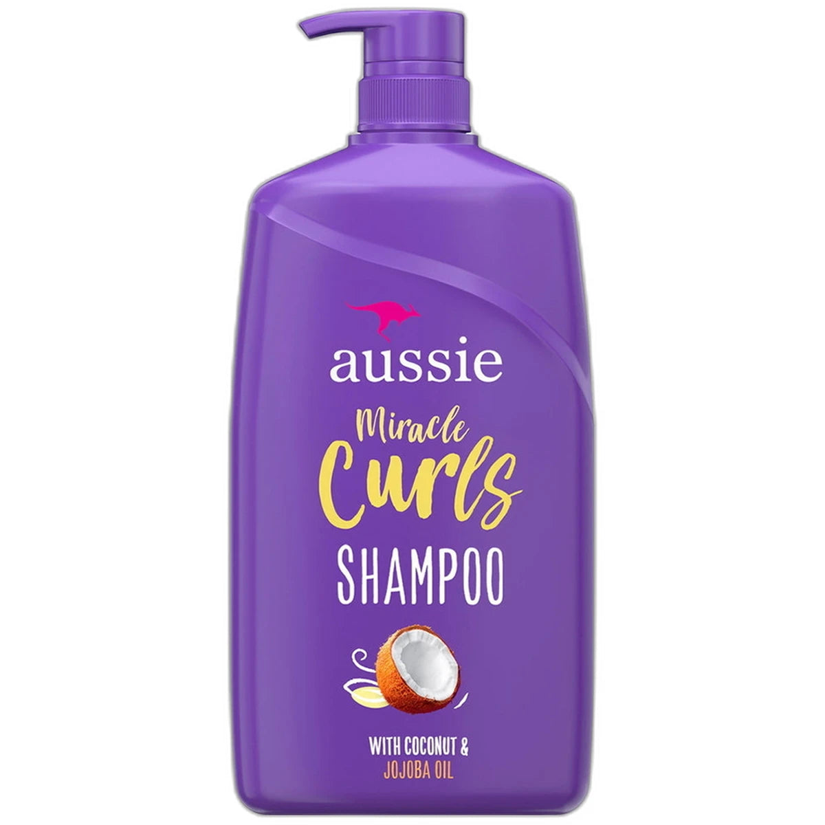 Aussie Miracle Curls With Coconut And Jojoba oil Paraben Free Shampoo 26.2Oz (Pack of 4)