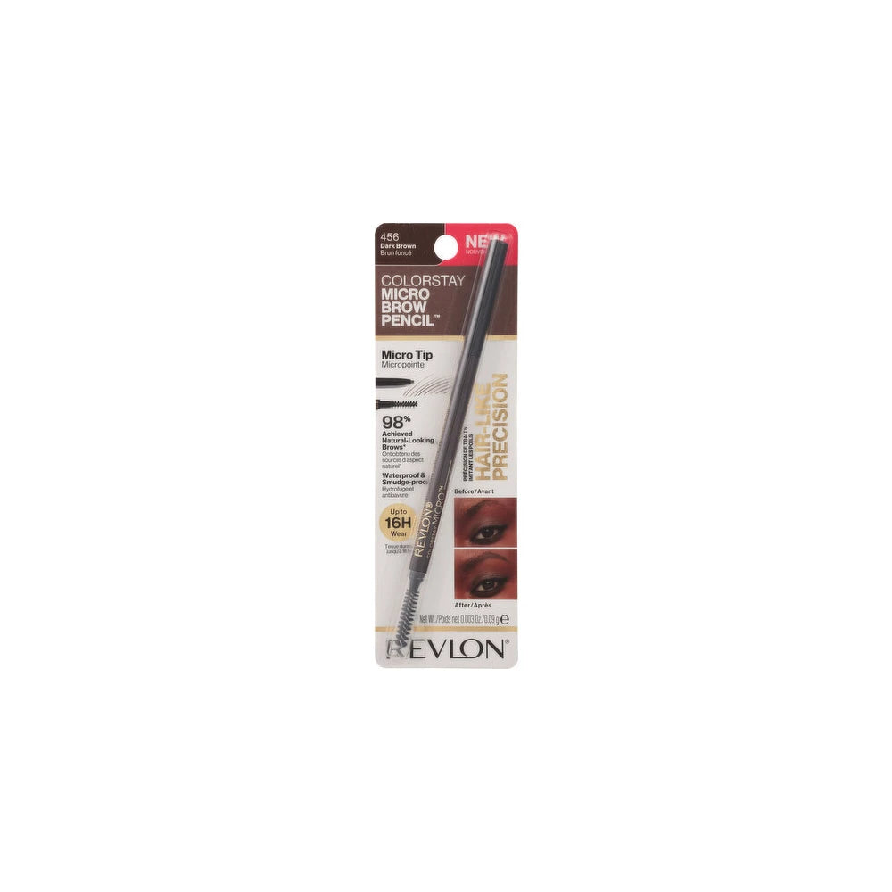 Revlon Colorstay Micro Brow Pencil - Dark Brown - 0.03 Oz (Pack Of 72)