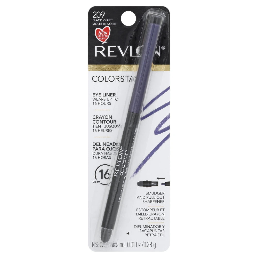 Revlon Colorstay Waterproof Eyeliner - Black Violet - 0.01 Oz (Pack Of 72)