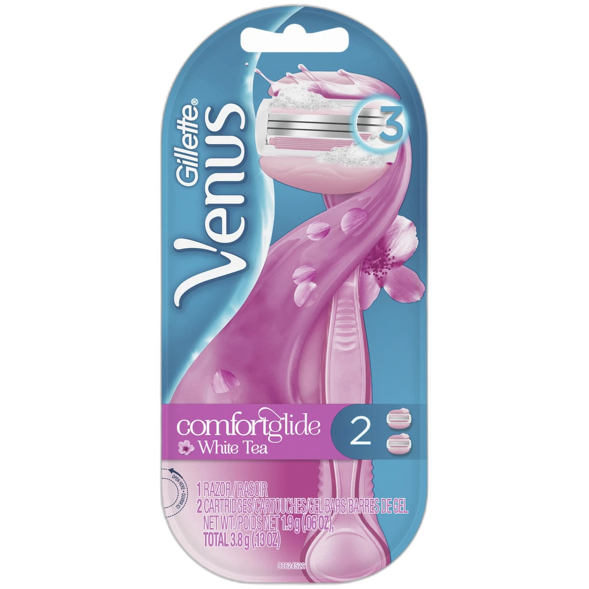 Gillette Venus Spa Breeze 2 In 1 Razor Refill Cartridges1 Ea 0.13Oz (Pack Of 36)
