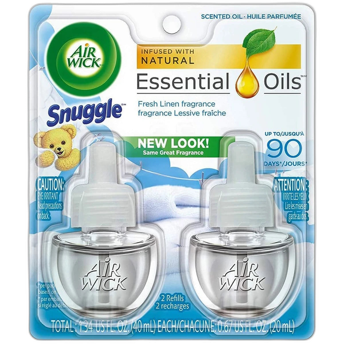 Air Wick Infused With Natural Essential Oil Refills Multipack 1.34Oz (Pack Of 6)