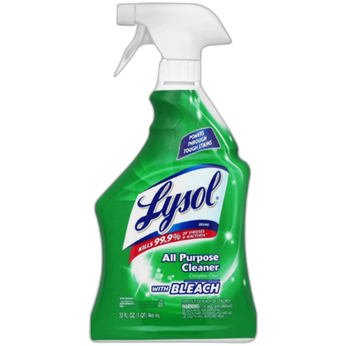 Lysol All Purpose Disinfectant Cleaner With Bleach Trigger32Oz (Pack of 12)
