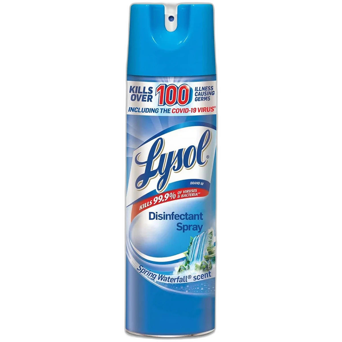 Lysol Disinfect Spray With Spring Waterfall Scent 19Oz (Pack of 6)
