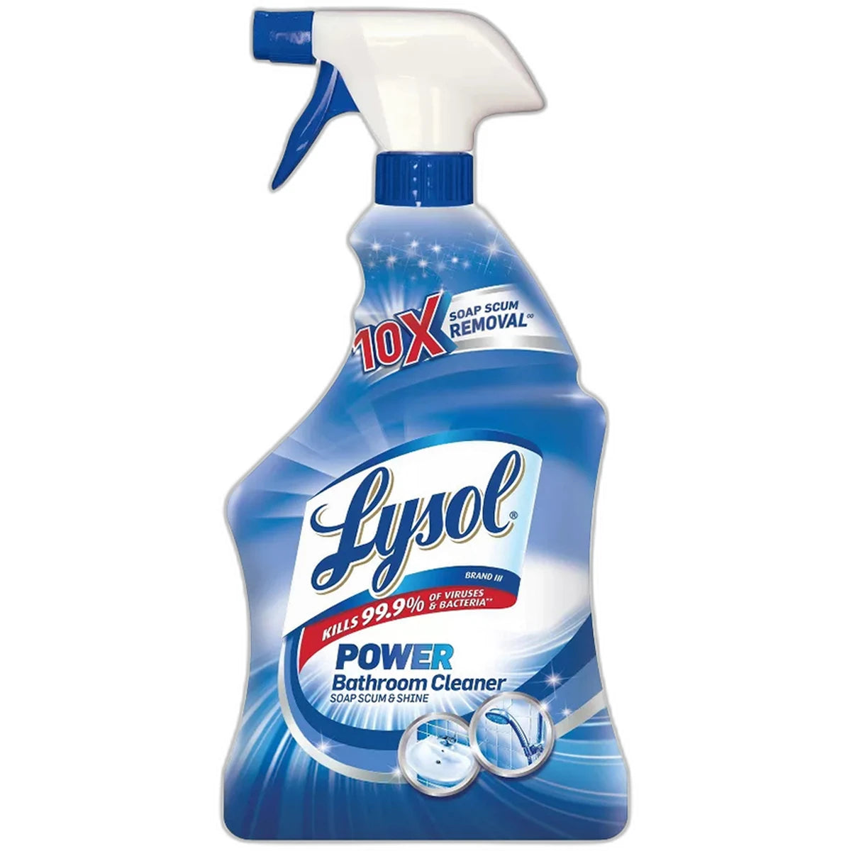 Lysol Power Foaming Cleaning Spray for Bathrooms 32Oz (Pack of 12)