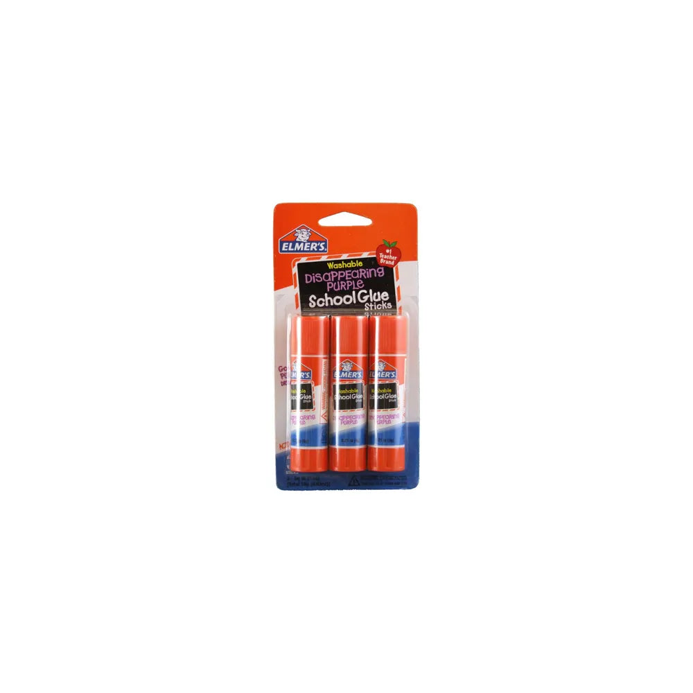Elmers Disappearing Purple School Glue Sticks 0.21Oz (Pack Of 48)