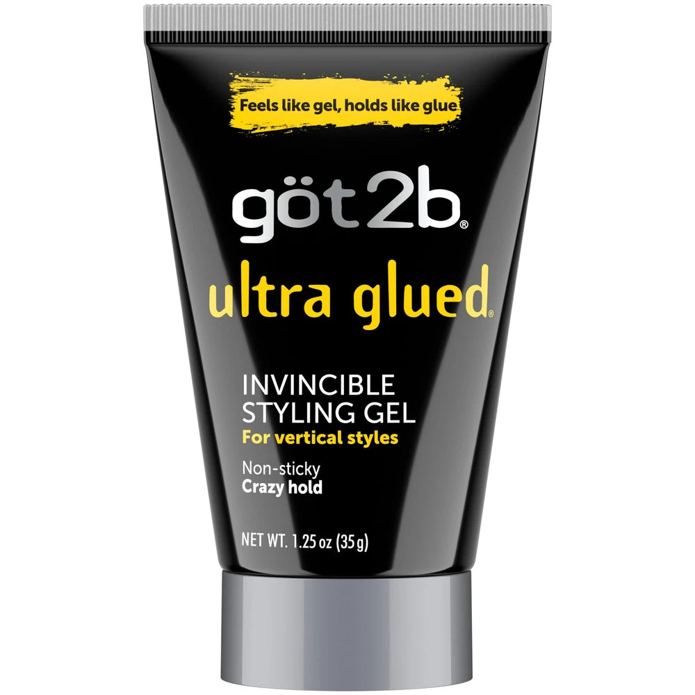 Got2b Ultra Glued Invincible Styling Hair Gel Trial & Travel Size (Pack of 24) 1.25 Oz