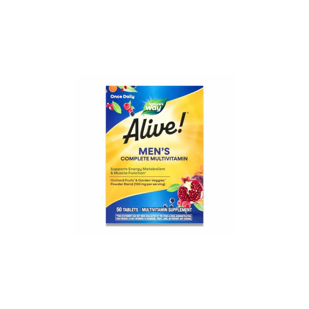 Natures Way Alive Mens Energy Complete Multivitamin 0.27Oz (Pack Of 12)
