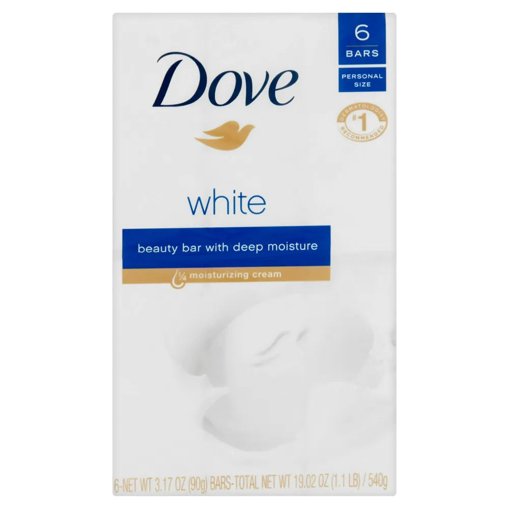 Dove Original Moisturizer Cream Bar White 6 Ea 3.17Oz (Pack of 9)