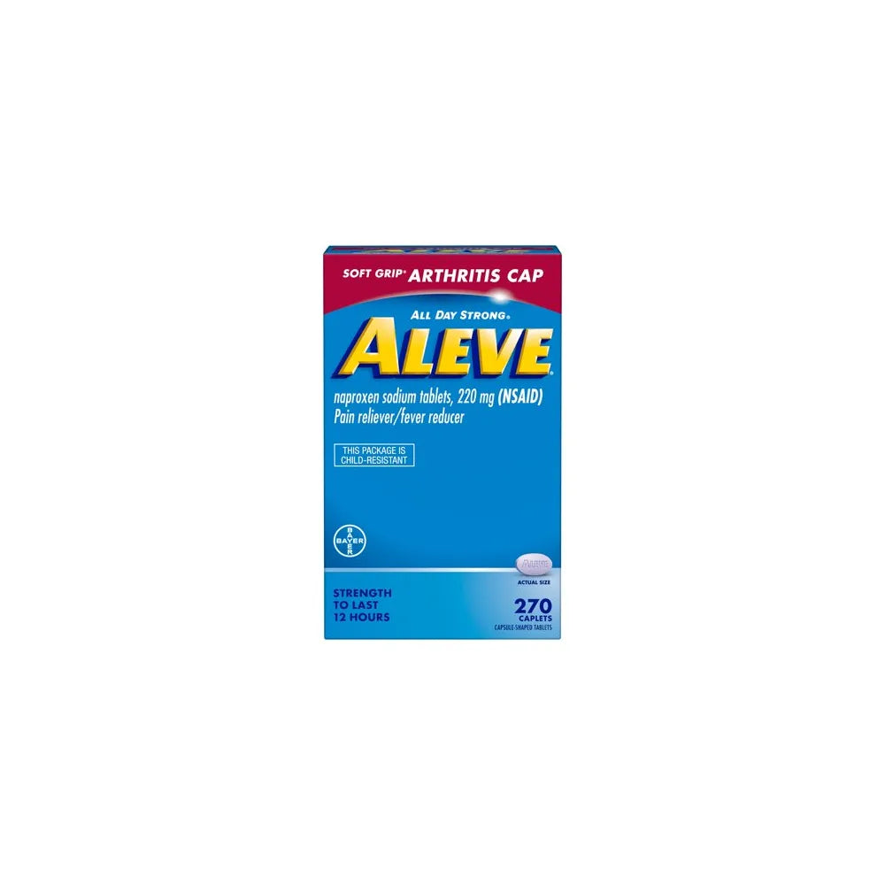 Aleve Arthritis Capsules 270 Count - New 5.4oz (Pack of 24)