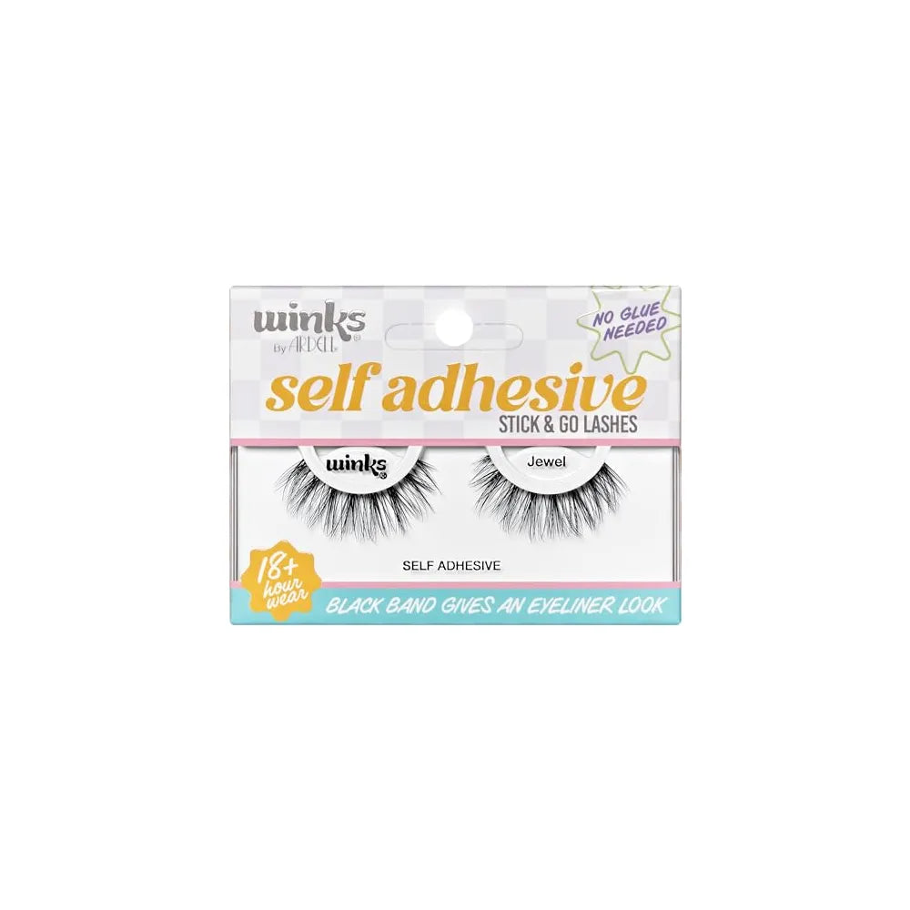 Ardell Winks Self-Adhesive Lashes Jewel 0.71oz (Pack of 72)