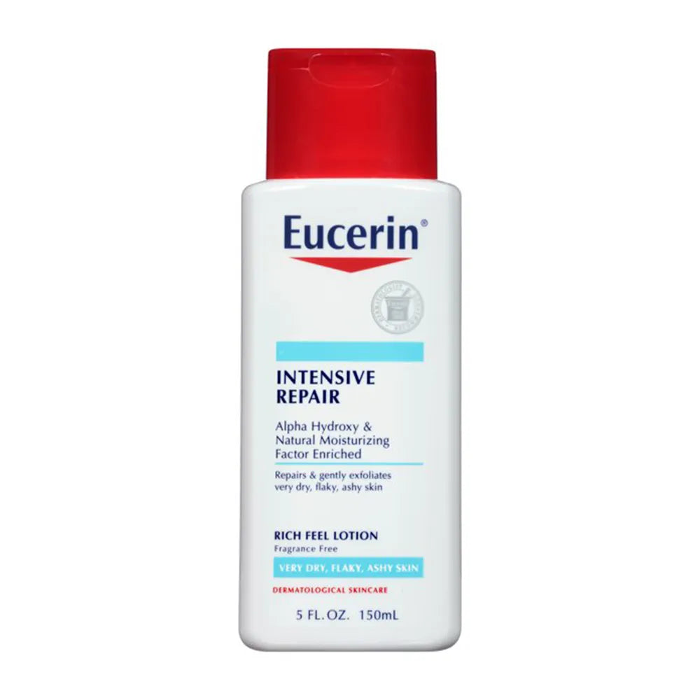 Eucerin Moisturizing Lotion Intensive Repair Lotion for Very Dry Skin 5Oz (Pack of 12)
