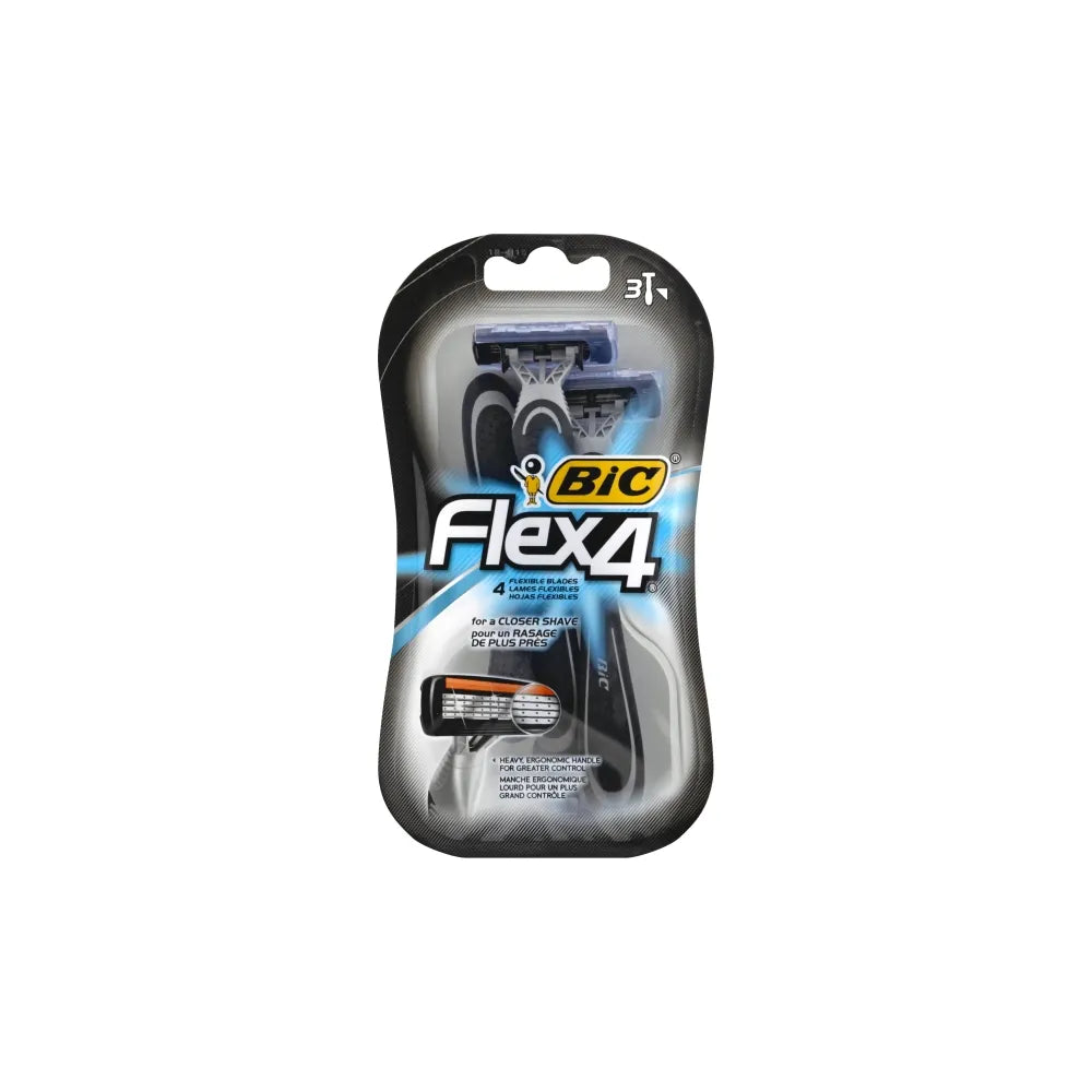 Bic Flex 4 Disposable Shaver For Men 3.84Oz (Pack of 72)