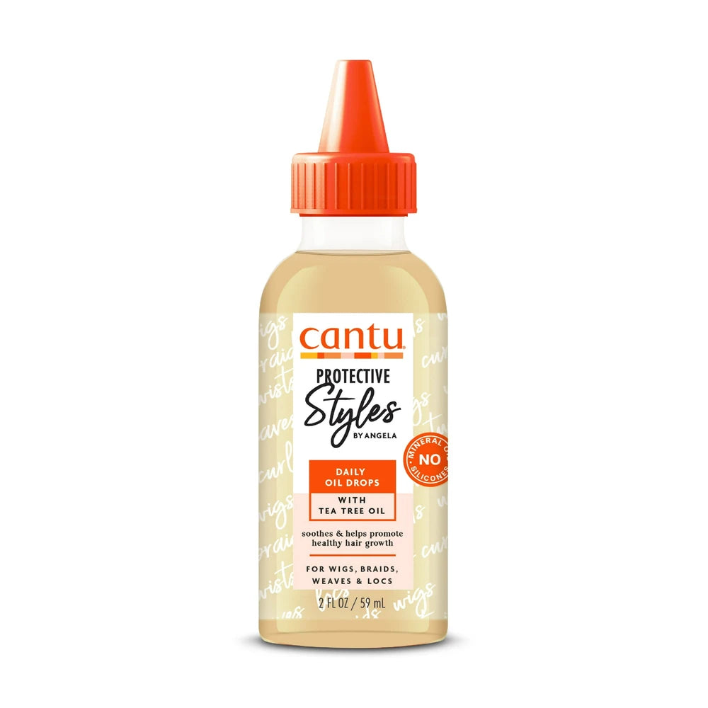 Cantu Protective Styles by Angela Hair Oil with Tea Tree Oil 2 fl oz (Pack of 12)
