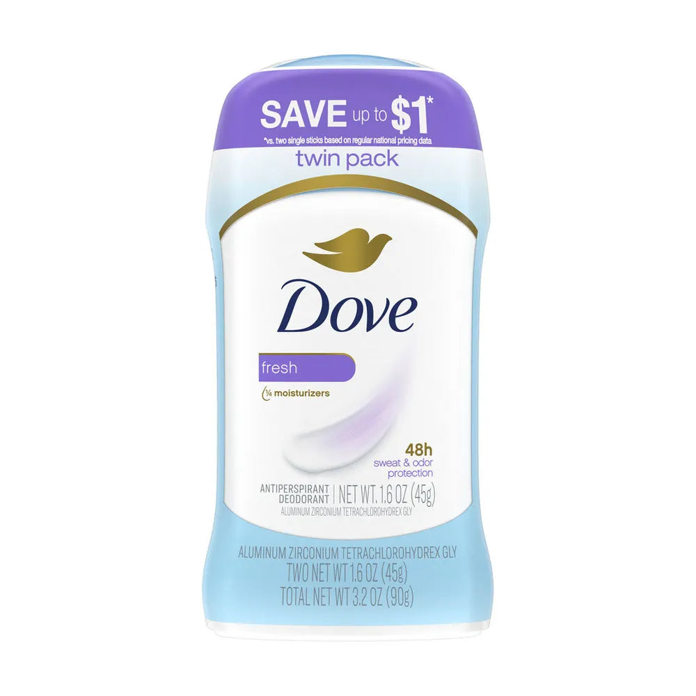 Dove Fresh Scent Deodorant 2 Ea (Pack of 6)