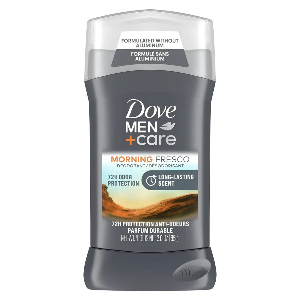 Dove Men+Care Long Lasting Deodorant Stick Morning Fresco 3 Oz (Pack of 12)