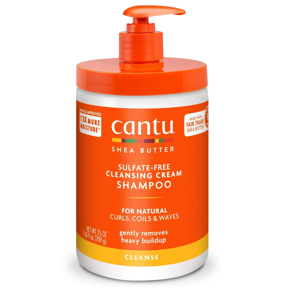 Cantu Shea Butter Natural Hair Cleansing Cream Shampoo - (Pack of 12) 25 Fl. Oz