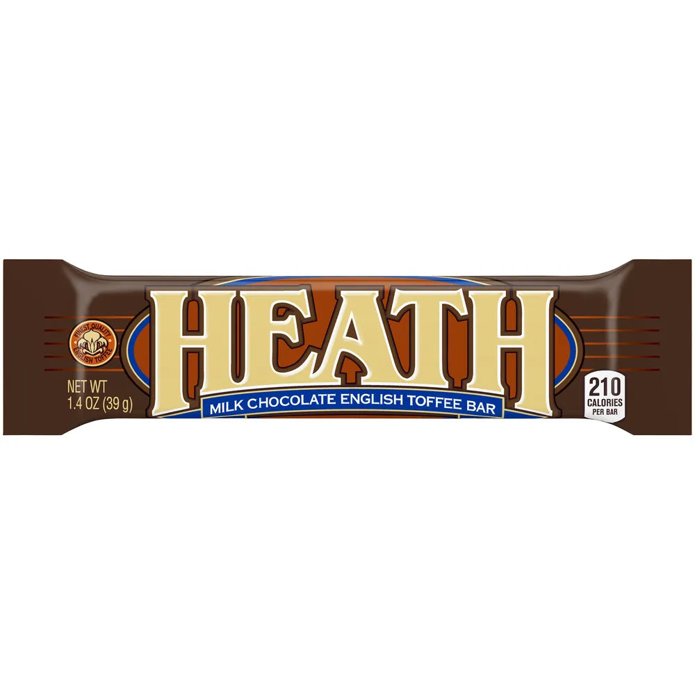 Heath Milk Chocolate English Toffee Candy Bar 1.4 Oz (Pack of 432)