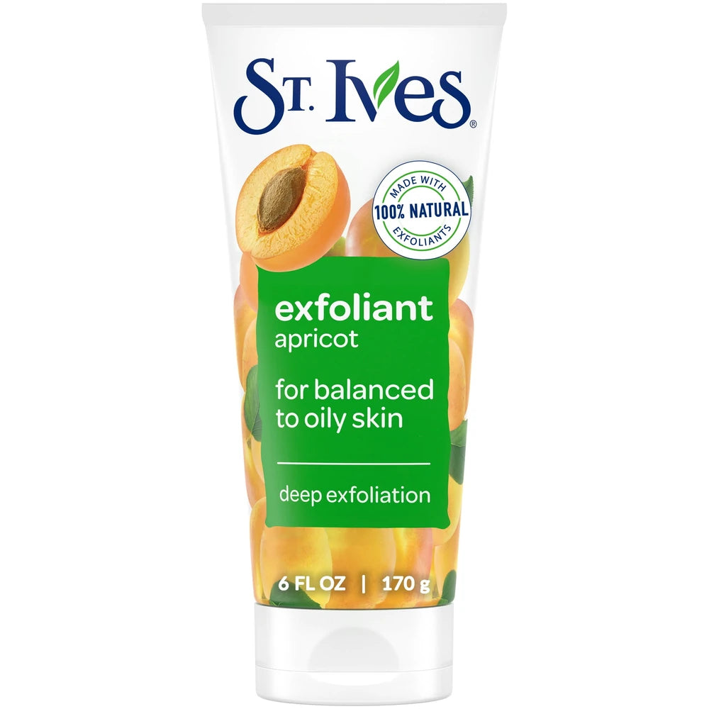 St. Ives Fresh Skin Exfoliating Face Scrub Apricot Facial Exfoliator 6 oz 6 Oz (Pack of 6)