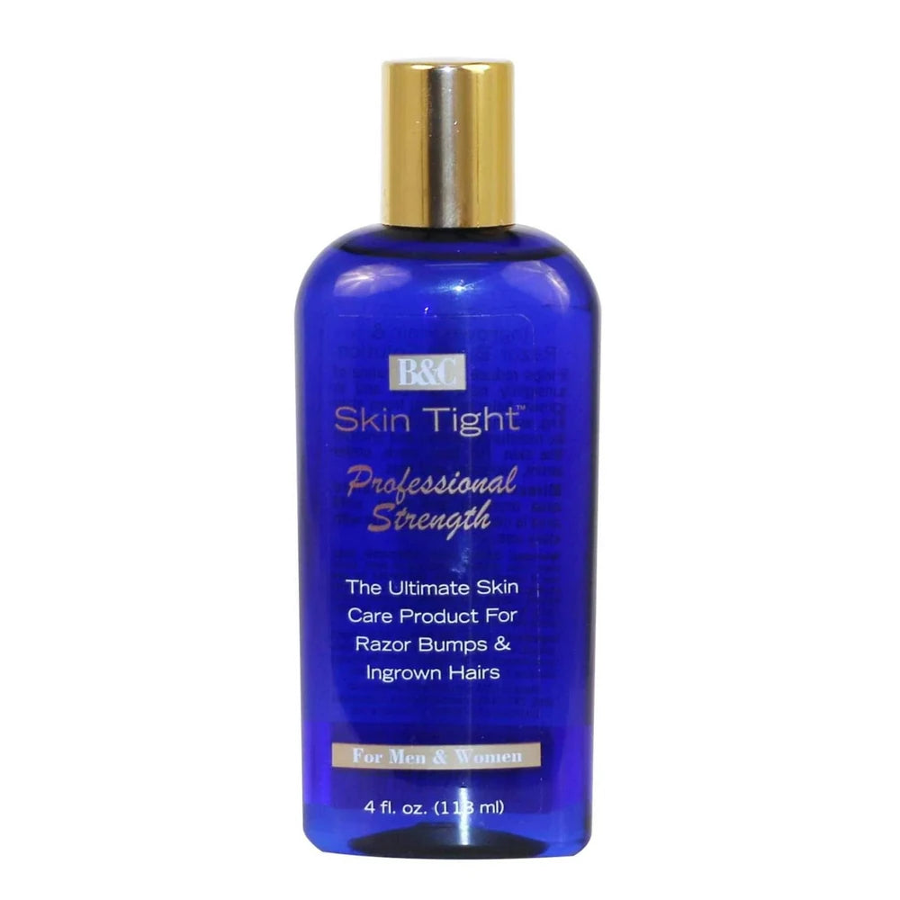 B & C Skin Tight Professional Ingrown Hairs and Razor Bump Lotion Unisex 4 oz 4 fl oz (Pack of 12)