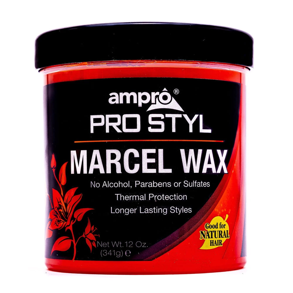 Ampro Pro-Styl Marcel Wax 12 oz All Hair Type Frizz Control Moisturizing Un 12 oz (Pack of 12)