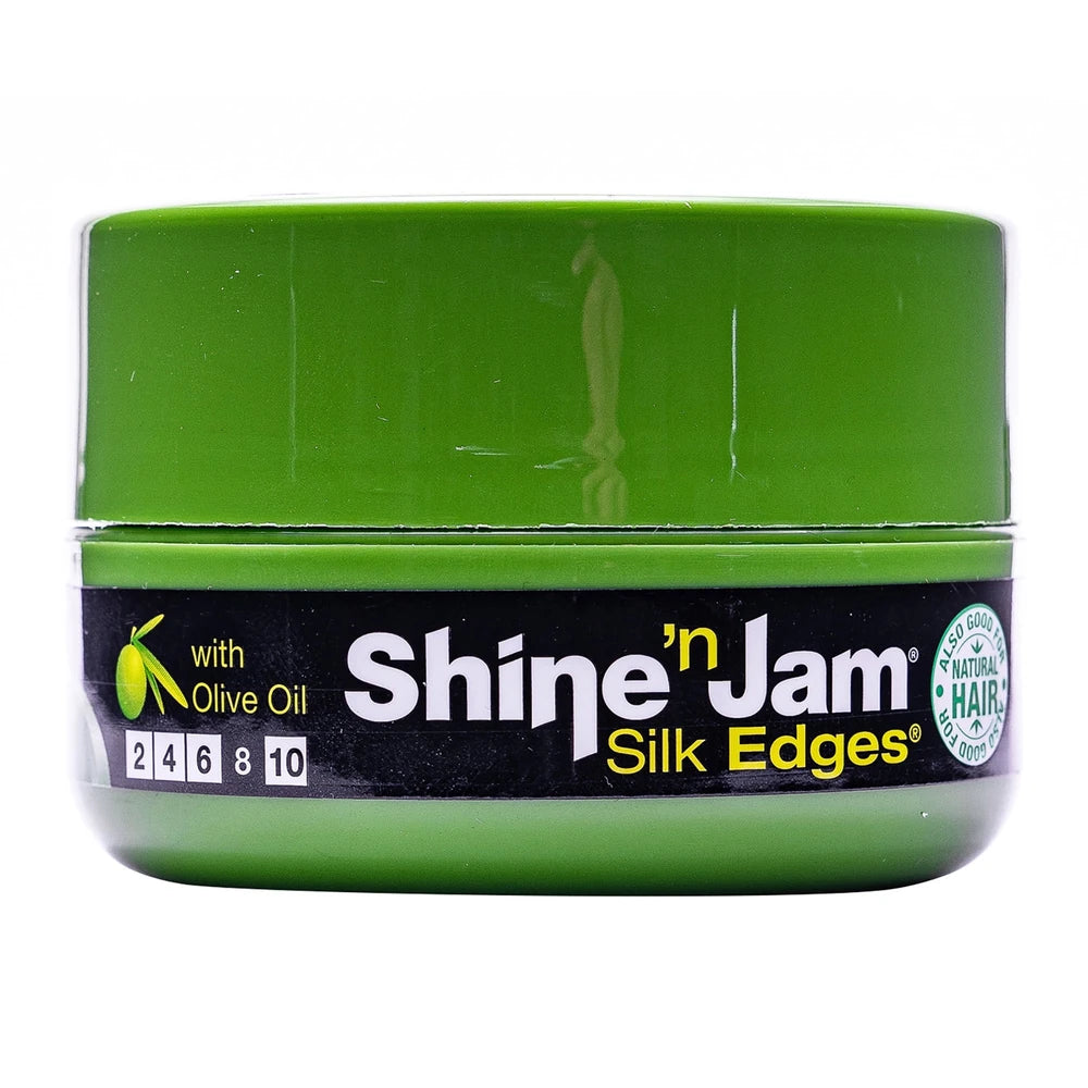 Shine n Jam® Silk Edges Extra Firm Hold Unisex Hair Styling Gel 2 oz. Moistu 2.25oz (Pack of 12)