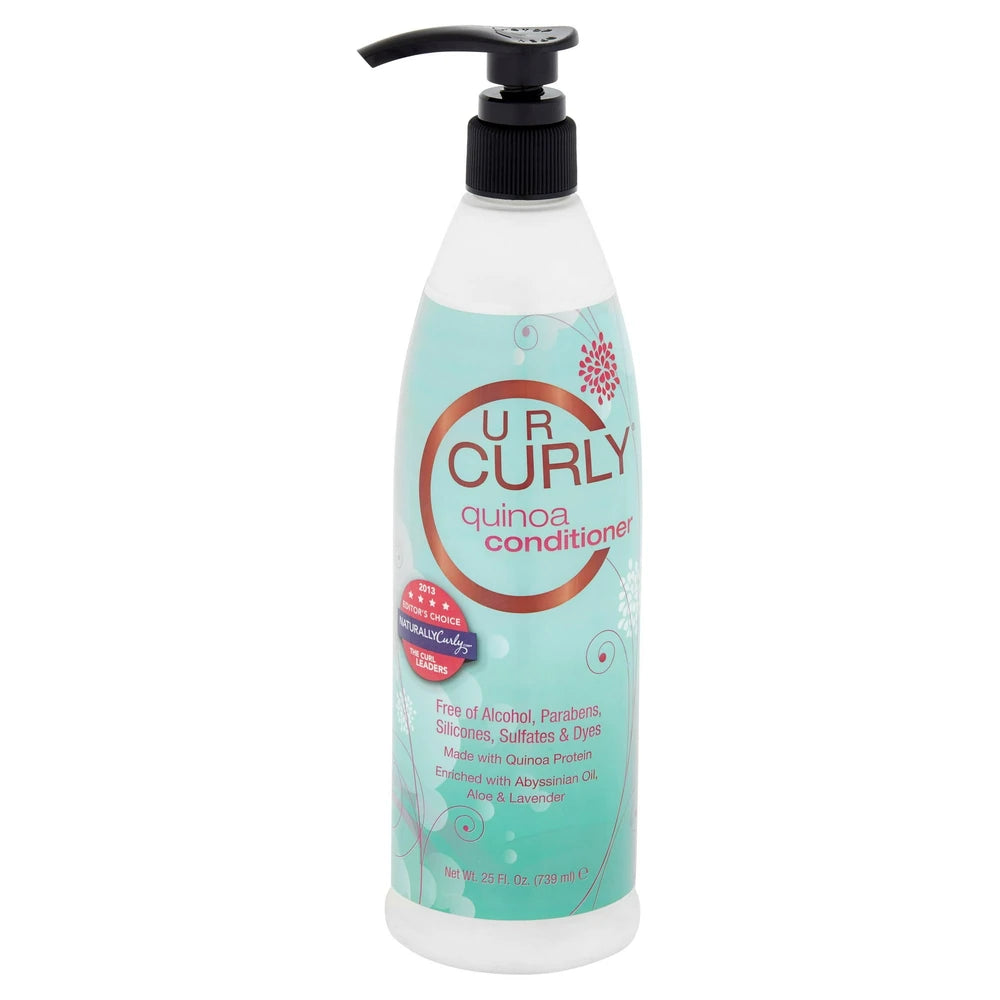 u r curly quinoa conditioner 25 fl oz (Pack of 6)