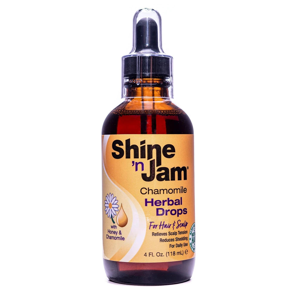 Chamomille Herbal Drops (4 Oz) By Shine N Jam Hair Care 4 fl oz (Pack of 6)