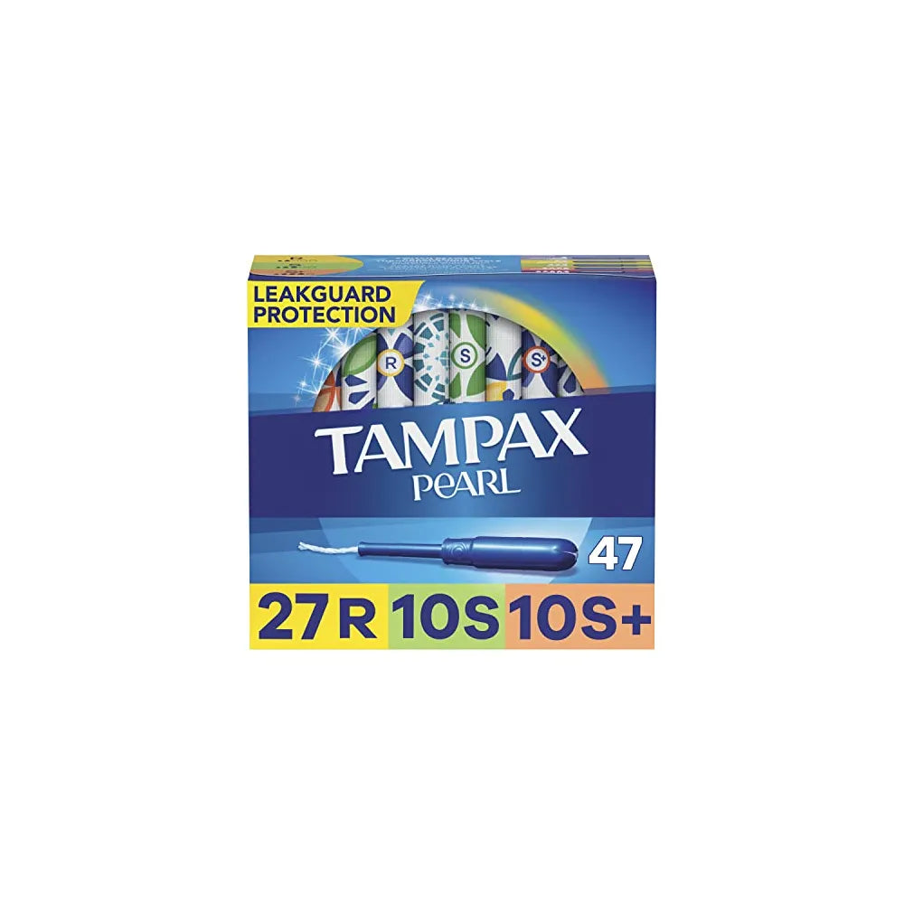 Tampax Pearl Triple Protection 47 Count 10.77oz (Pack of 8)