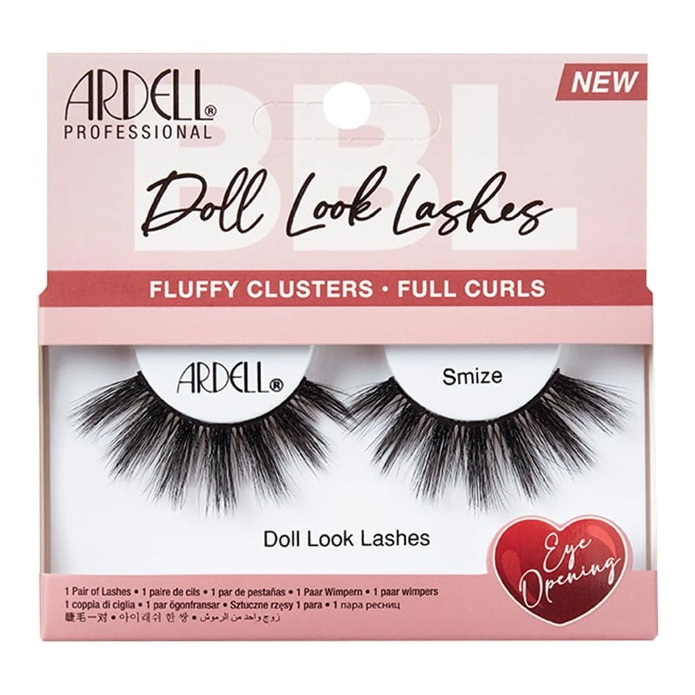 Ardell Doll Look Lashes Smize Fluffy Clusters Full Curls 1 Ea 0.32 oz (Pack of 72)