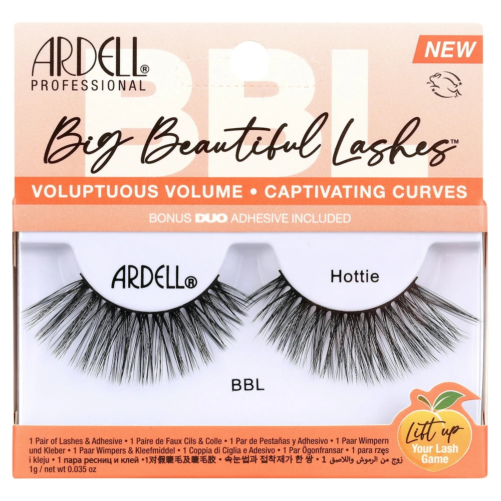 Ardell Big Beautiful Lashes Hottie Black False Eyelashes 1 Pair nan (Pack of 72)
