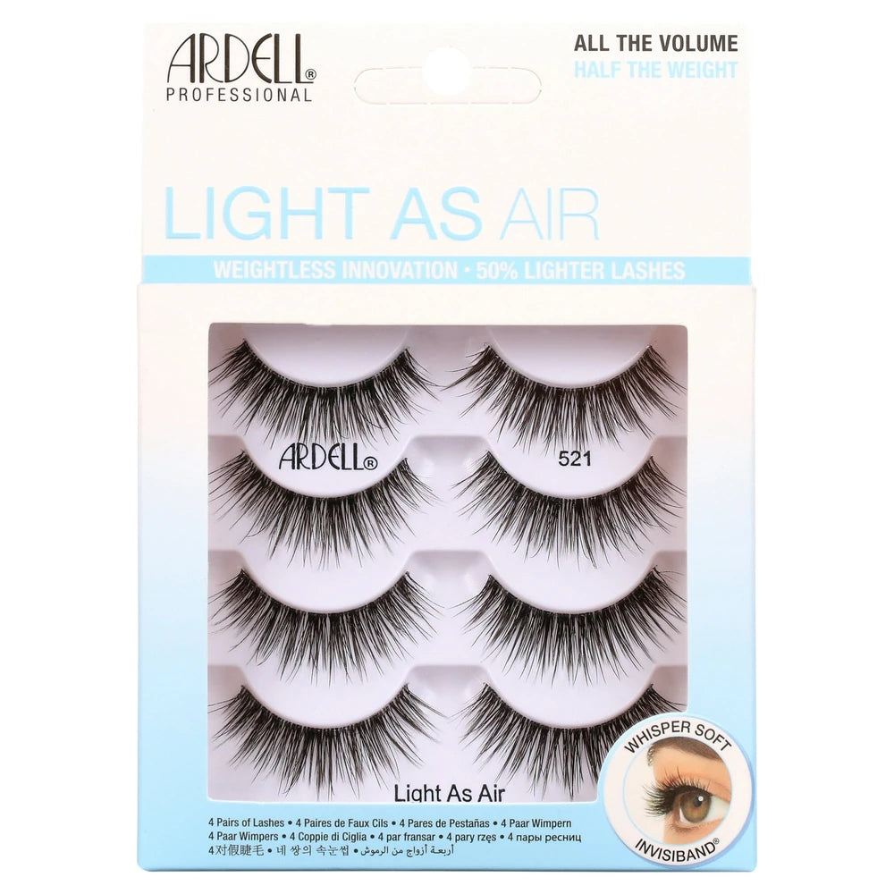Ardell Black Lash Light as Air 521 4 Pairs nan (Pack of 36)