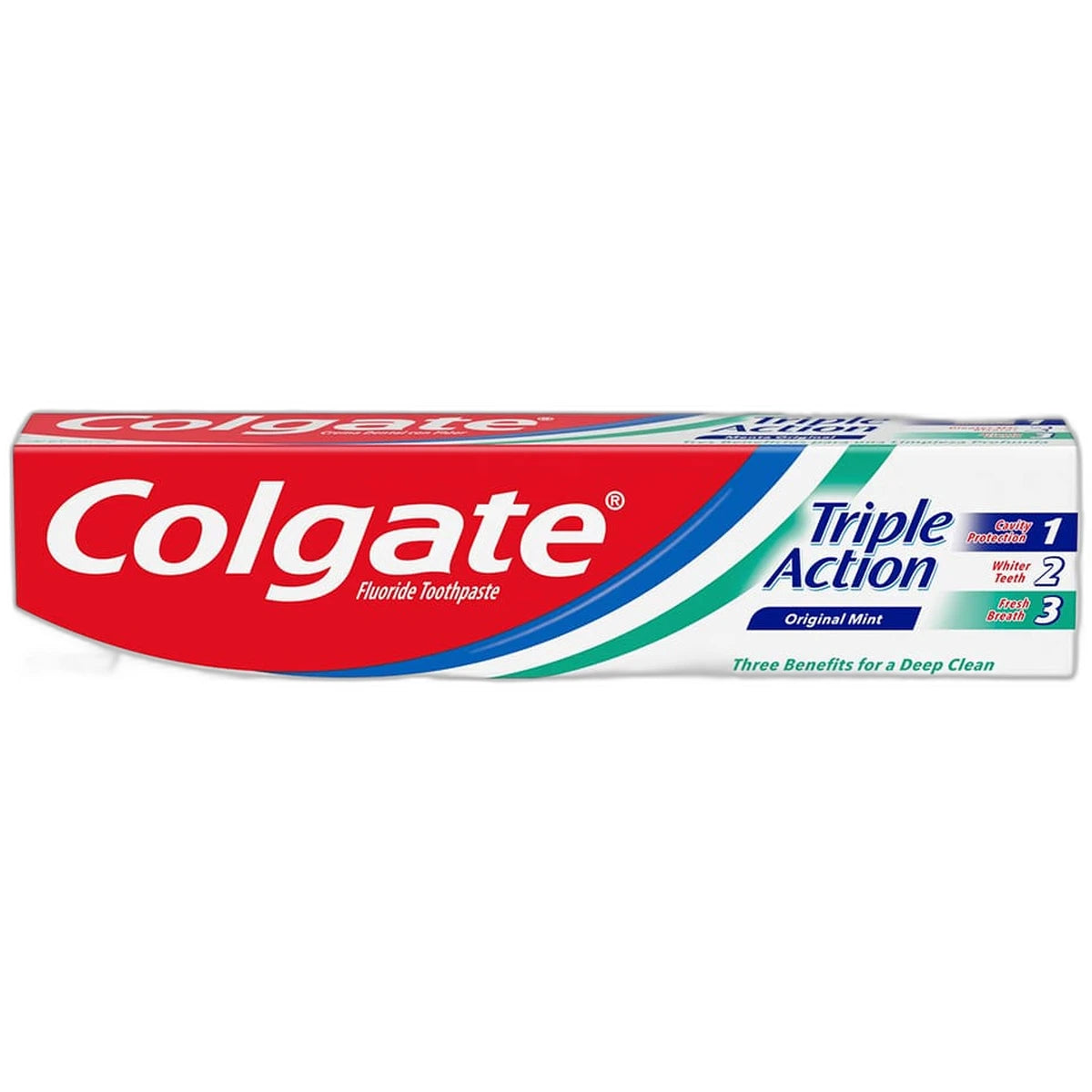 Colgate Triple Action Original Mint Toothpaste 4.0Oz (Pack of 24)