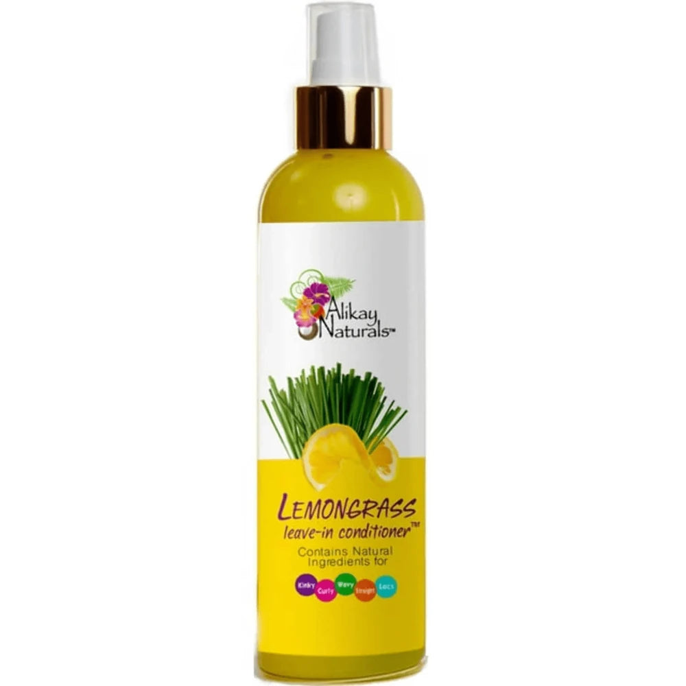 Alikay Naturals Lemon Grass Moisturizing Leave-in Conditioner with Aloe 8 oz 8 Oz (Pack of 12)
