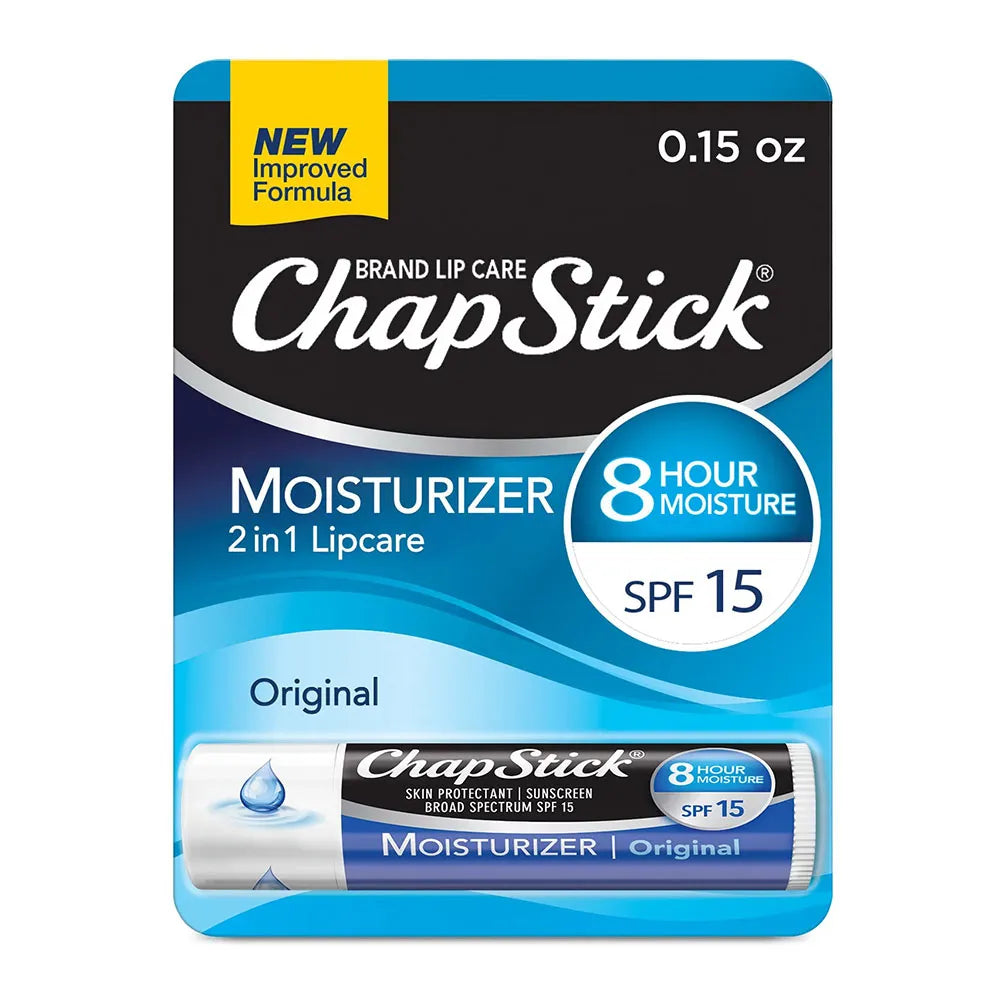 ChapStick Skin Protectant Original Moisturizer Lip Balm 0.15Oz (Pack of 144)