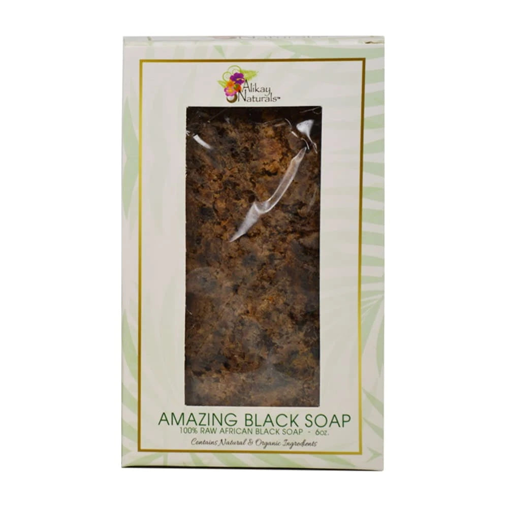 Alikay Naturals Amazing Black Soap 6 oz 6 Oz (Pack of 24)