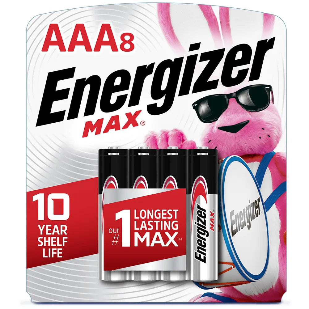 Energizer Max Alkaline Long Lasting Batteries Aaa 4Oz (Pack of 24)
