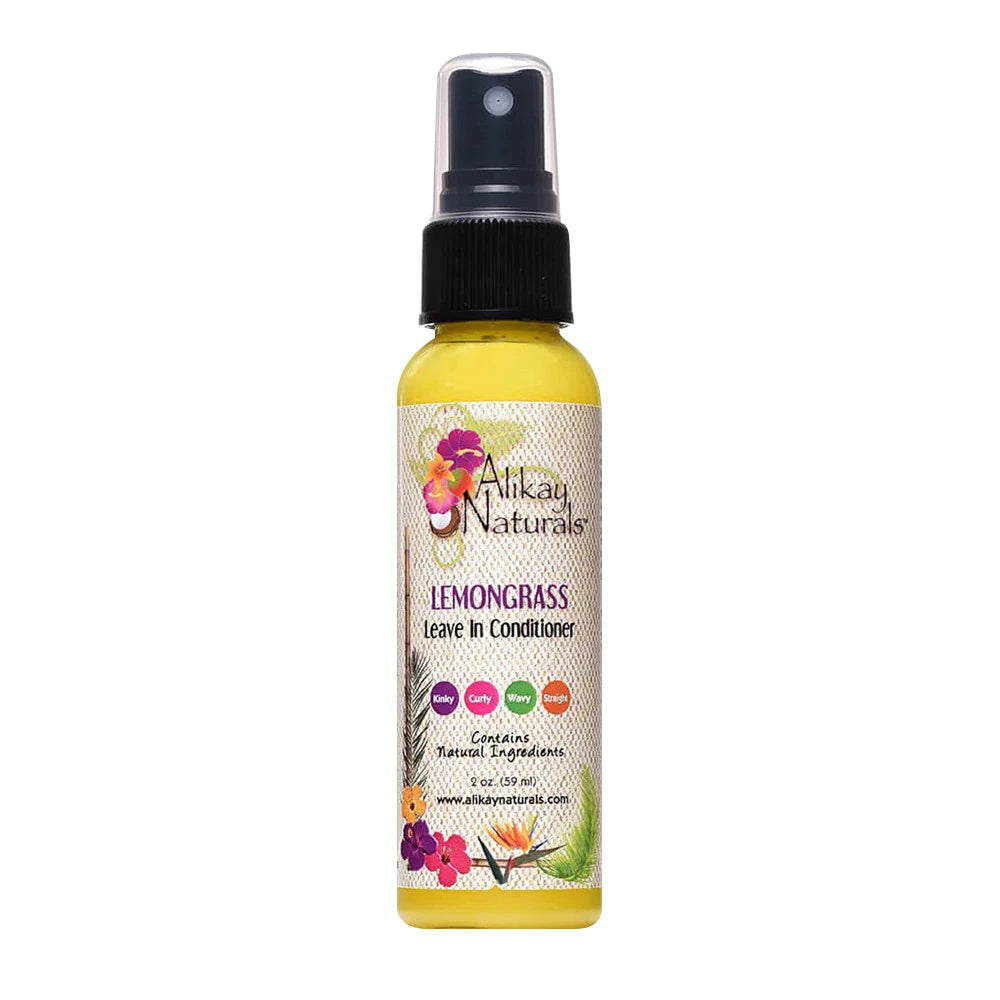 Alikay Naturals Lemongrass Leave-in Conditioner - Choose Size 2 Oz (Pack of 24)