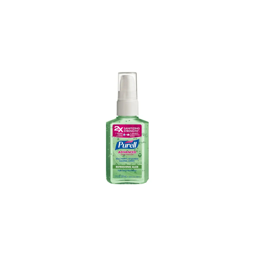 Purell Advanced Hand Sanitizer Refreshing Aloe Pump 2Oz (Pack of 24)