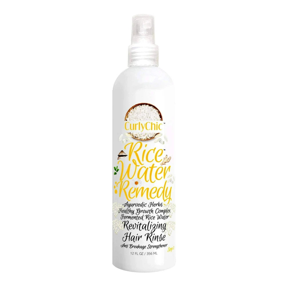 Curly Chic - Rice Water Remedy Revitalizing Rinse 8 Fl. Oz (Pack of 6)