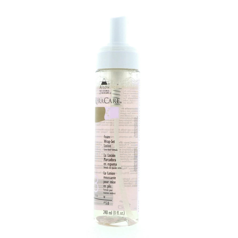 KeraCare Foam Wrap-Set Lotion by Avlon for Unisex - 8 oz Lotion 8 Oz (Pack of 12)