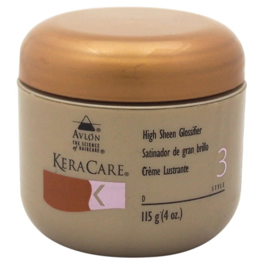 KeraCare High Sheen Glossifier by Avlon for Unisex - 4 oz Cream 3.9 Oz (Pack of 12)