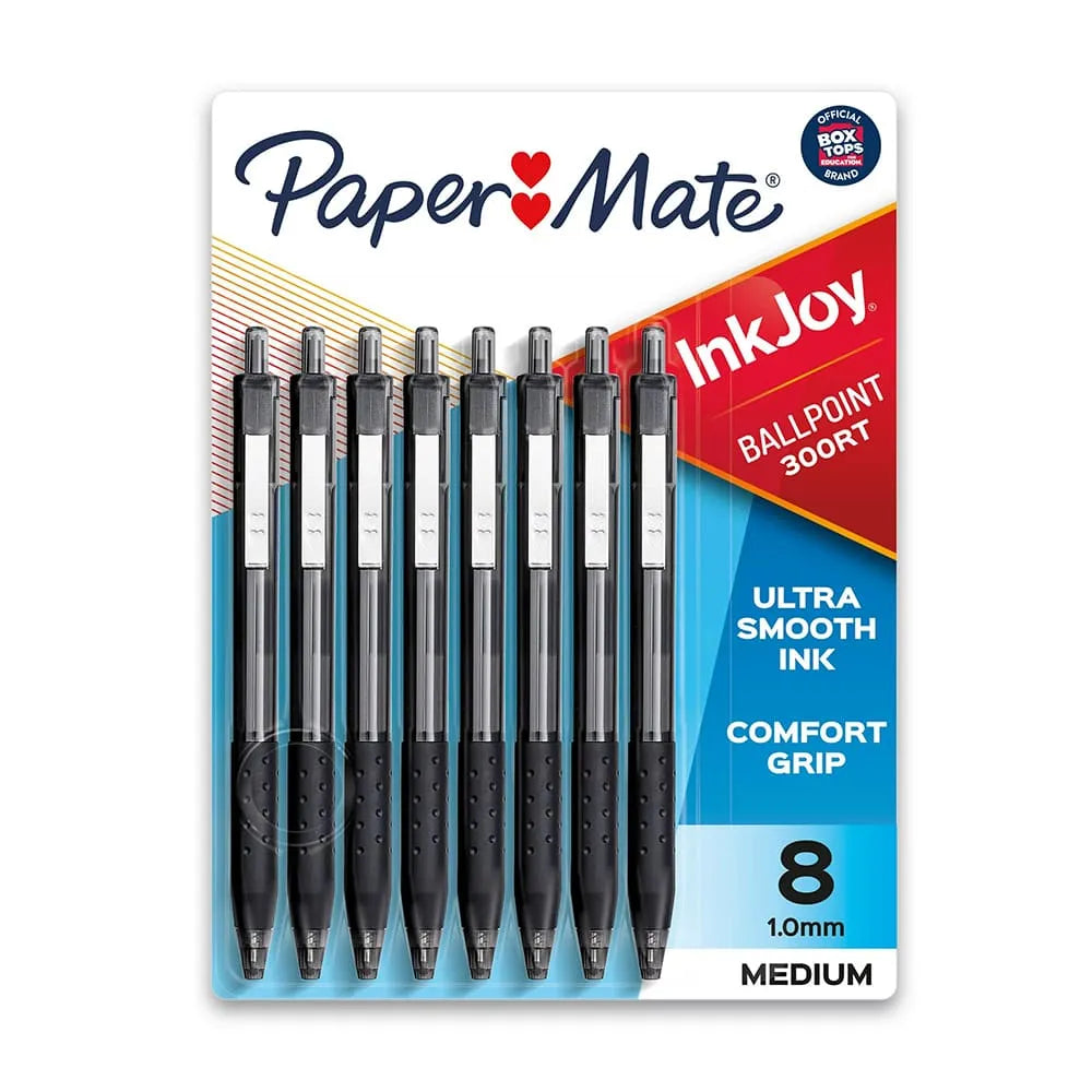 Paper Mate Ink Joy 300RT Ballpoint Pens Comfort Grip Medium 3.2Oz (Pack of 36)